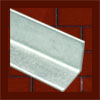 Galvanized, primed, or bare angle lintels made from U.S. produced steel.