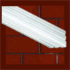 3-1/2 x 3 x 14 gauge or 10 gauge roll formed brick lintels manufactured from U.S. produced steel.