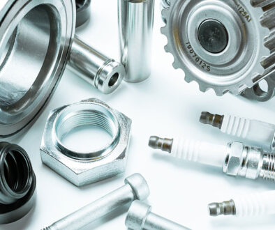 Closeup Of A Pile Of Steel OEM Car Parts Galvanizing For OEM Products